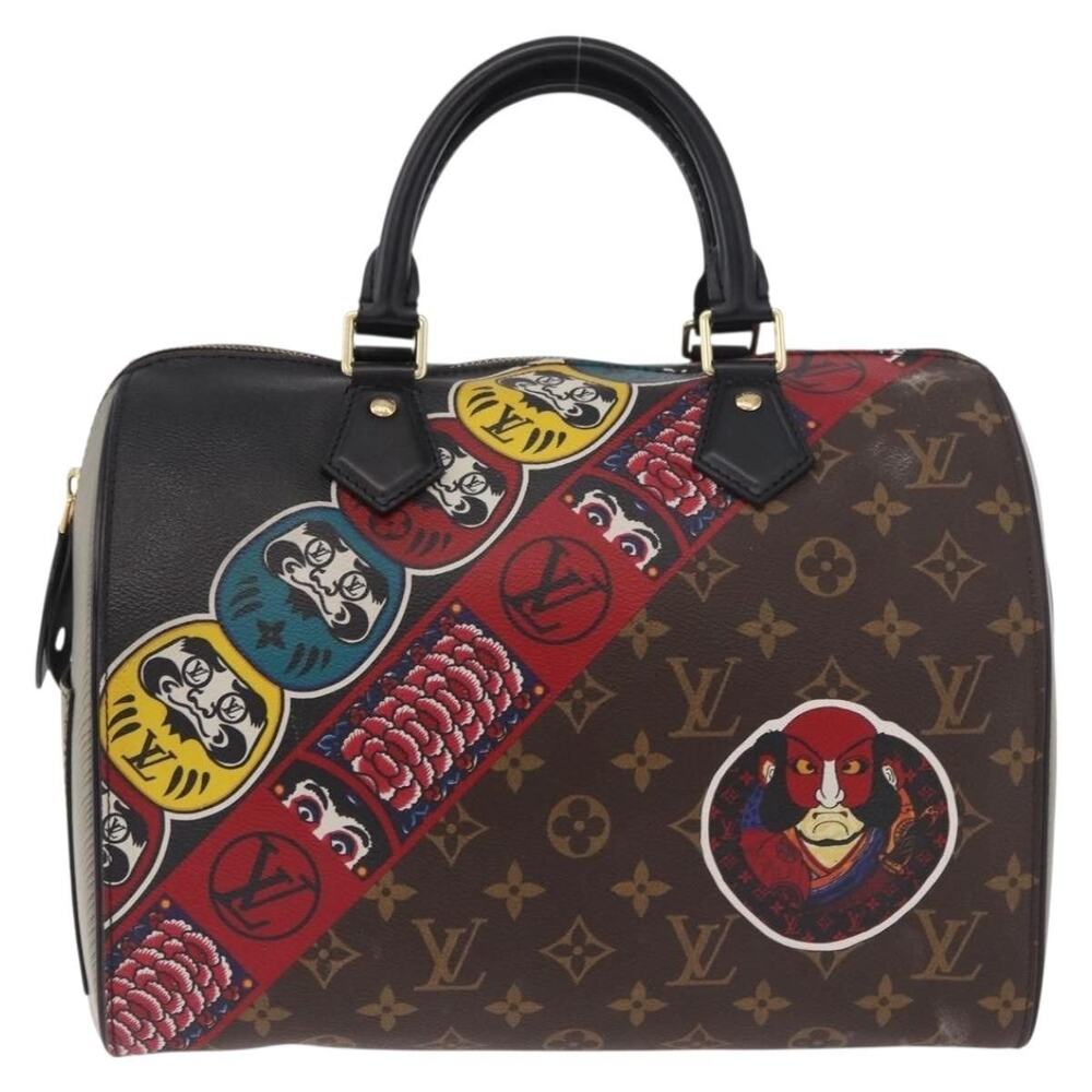 Louis Vuitton Monogram Kabuki Kansai Speedy 30 Handbag Brown